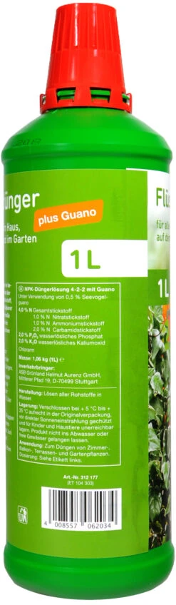 Blumendünger Mit Guano - 1 L -Compo Verkaufsgeschäft Blumenduenger20mit20Guano2035112 H02