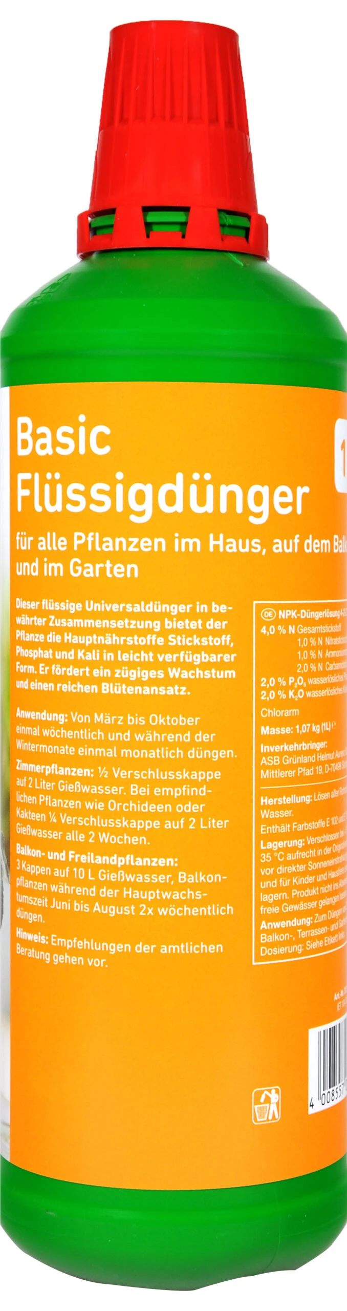 Blumendünger Ohne Guano - 1 L 2 Blumendünger Ohne Guano - 1 L – Bild 2