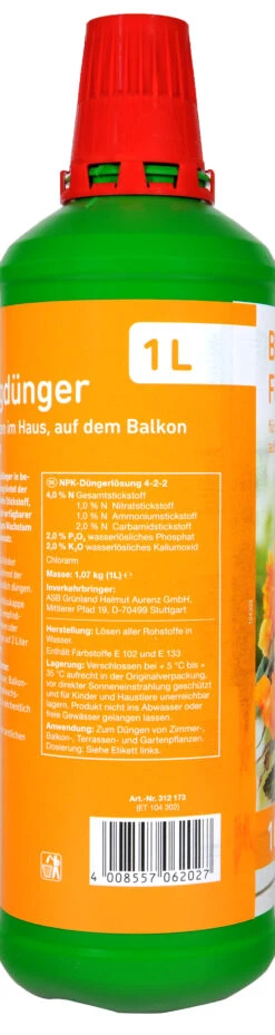 Blumendünger Ohne Guano - 1 L 5 Blumendünger Ohne Guano - 1 L -Compo Verkaufsgeschäft Blumenduenger20ohne20Guano 35115 H02