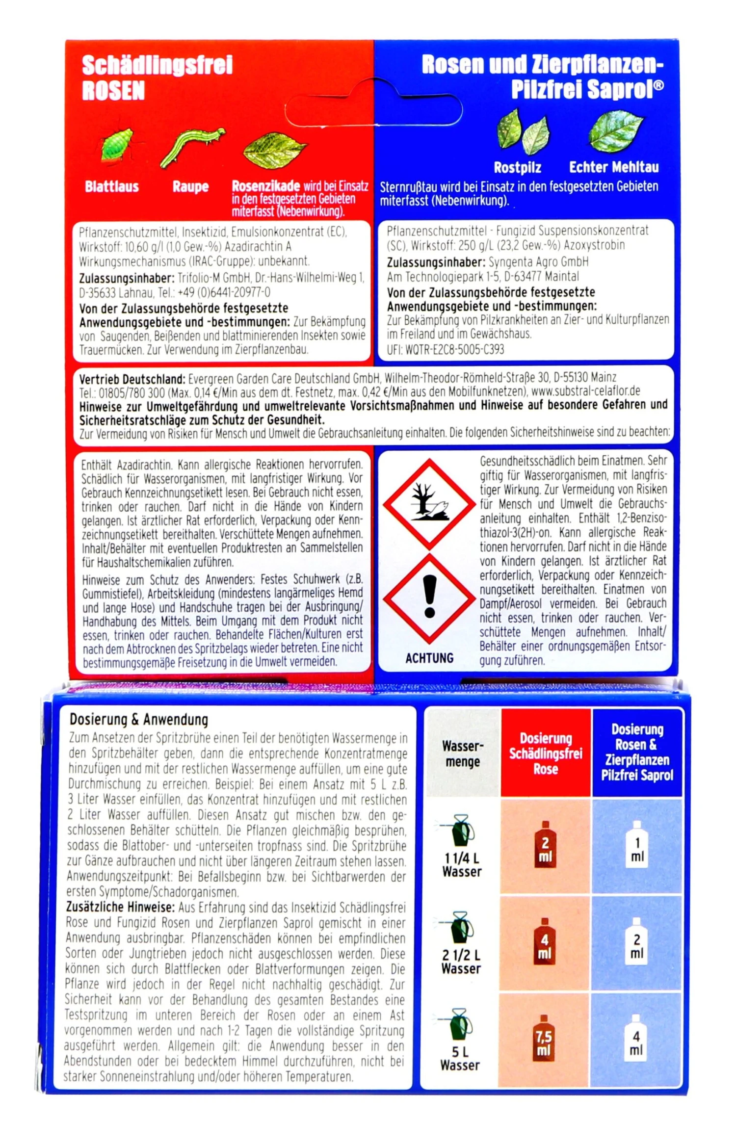 Celaflor Combi-Rosen Spritzmittel - 11,5 Ml 2 Celaflor Combi-Rosen Spritzmittel - 11,5 Ml – Bild 2