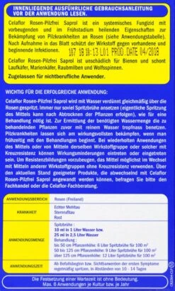 Celaflor Rosen-Pilzfrei Saprol - 100 Ml -Compo Verkaufsgeschäft Celaflor20Rosen Pilzfrei20Saprol 32126 H01