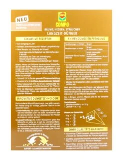 Compo Bäume, Hecken, Sträucher Langzeit-Dünger - 2 Kg -Compo Verkaufsgeschäft Compo20Baeume20Hecken20Straeucher20Langzeitduenger 32120 H01