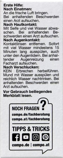 Compo Bi 58 N Insektizid - 30 Ml 6 Compo Bi 58 N Insektizid - 30 Ml -Compo Verkaufsgeschäft Compo20Bi205820N 31801 L01
