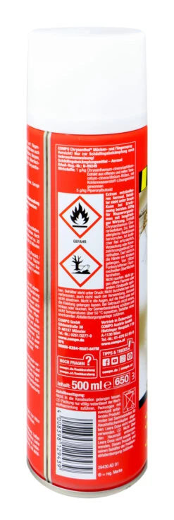 Neue Produkte -Compo Verkaufsgeschäft Compo20Chrysanthol20Muecken und20Fliegenspray 32342 H02