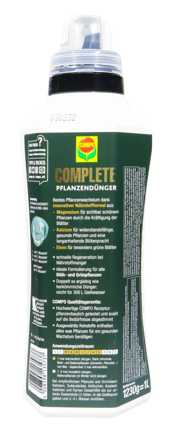 Compo Complete Pflanzendünger - 1 L 2 Compo Complete Pflanzendünger - 1 L – Bild 2
