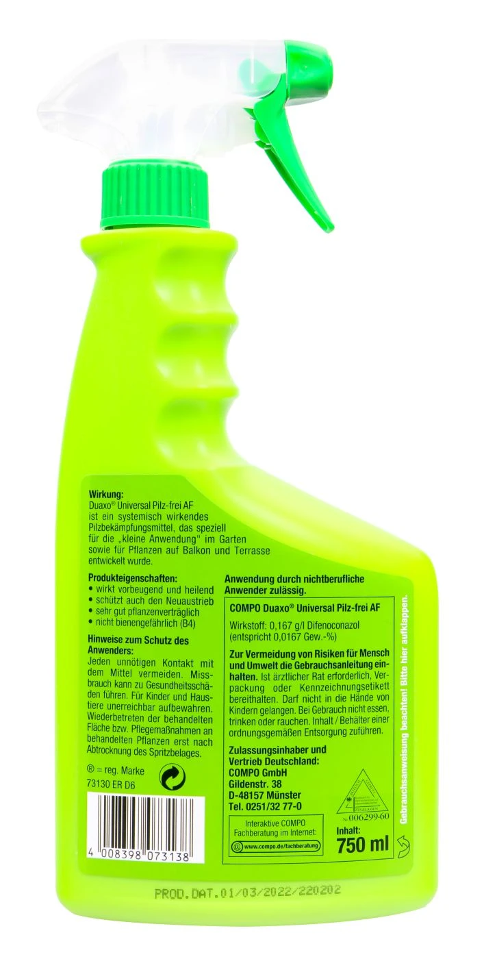 Compo Duaxo Universal Pilz-frei AF - 0,75 L 2 Compo Duaxo Universal Pilz-frei AF - 0,75 L – Bild 2