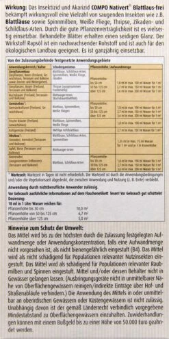 Compo Nativert Blattlaus-frei - 0,5 L -Compo Verkaufsgeschäft Compo20Nativert20Blattlausfrei 33812 H01