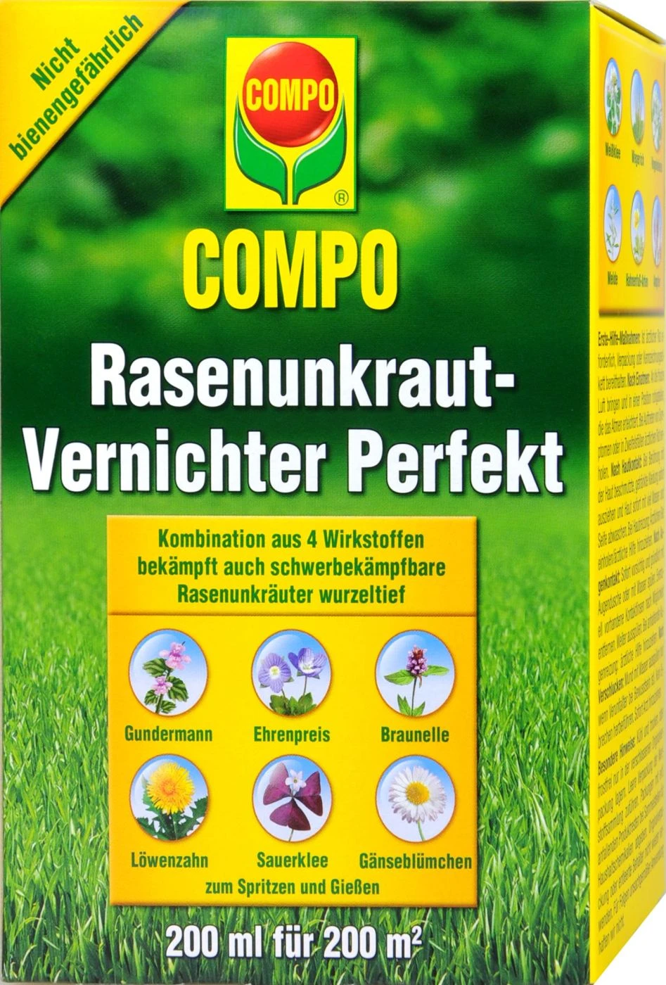Compo Rasenunkraut-Vernichter Perfekt - 200 Ml 1 Compo Rasenunkraut-Vernichter Perfekt - 200 Ml