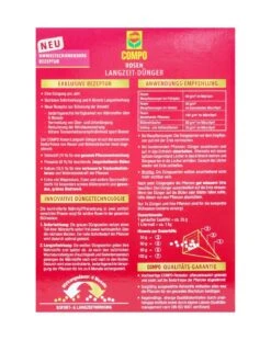 Compo Rosen Langzeit-Dünger - 0,85 Kg -Compo Verkaufsgeschäft Compo20Rosenduenger 31829 H01