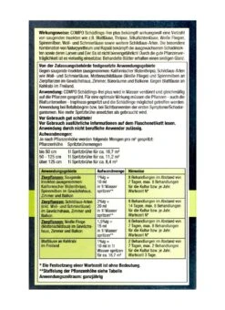 Compo Schädlings-frei Plus - 100 Ml -Compo Verkaufsgeschäft Compo20Schaedlings frei20plus 31248 H01