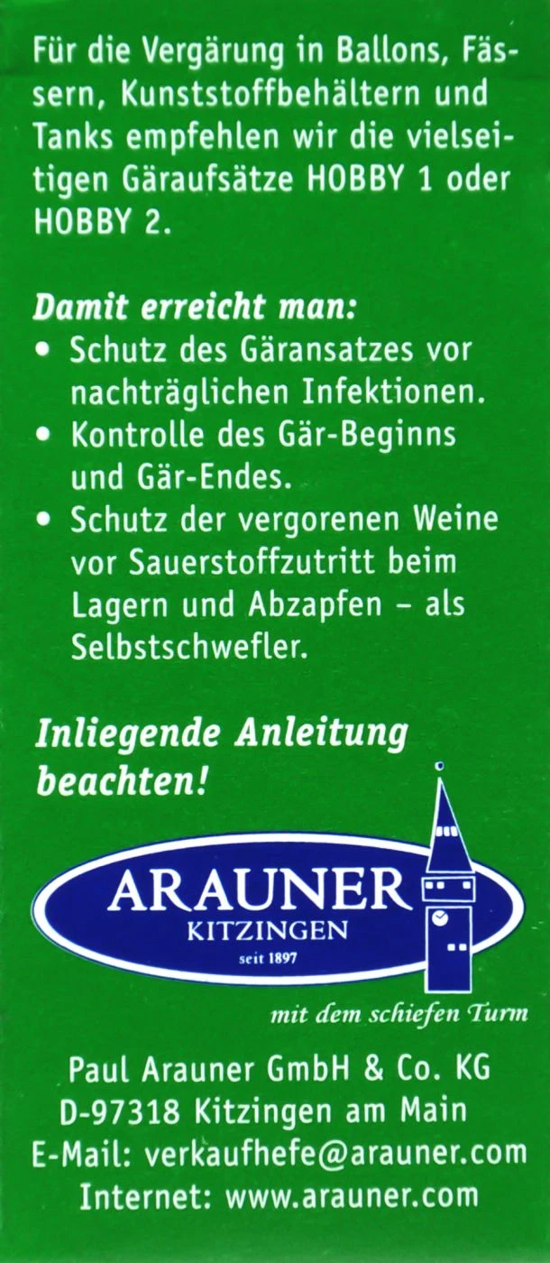 Kitzinger Reinzucht-Hefe Burgund - 20 Ml 2 Kitzinger Reinzucht-Hefe Burgund - 20 Ml – Bild 2