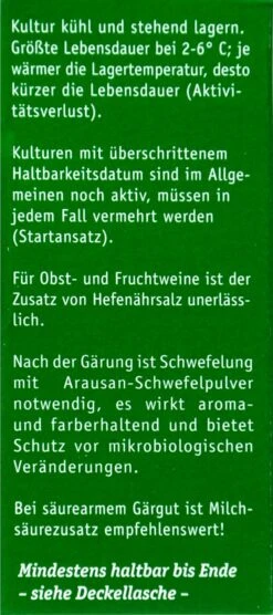 Kitzinger Reinzucht-Hefe Steinberg - 20 Ml 7 Kitzinger Reinzucht-Hefe Steinberg - 20 Ml -Compo Verkaufsgeschäft Kitzinger20Reinzuchthefe 15109 R01
