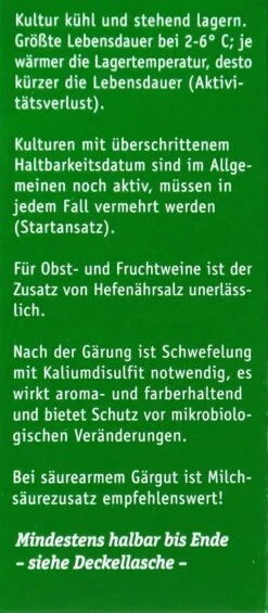 Kitzinger Reinzucht-Hefe Bordeaux - 20 Ml 6 Kitzinger Reinzucht-Hefe Bordeaux - 20 Ml -Compo Verkaufsgeschäft Kitzinger20Reinzuchthefe 15123 R01