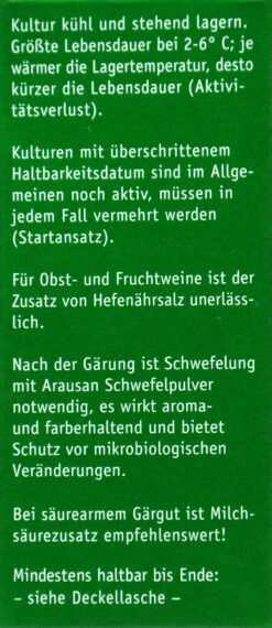 Kitzinger Hefe Haut Sauternes - 20 Ml -Compo Verkaufsgeschäft Kitzinger Hefe Haut Sauternes 15119 R01