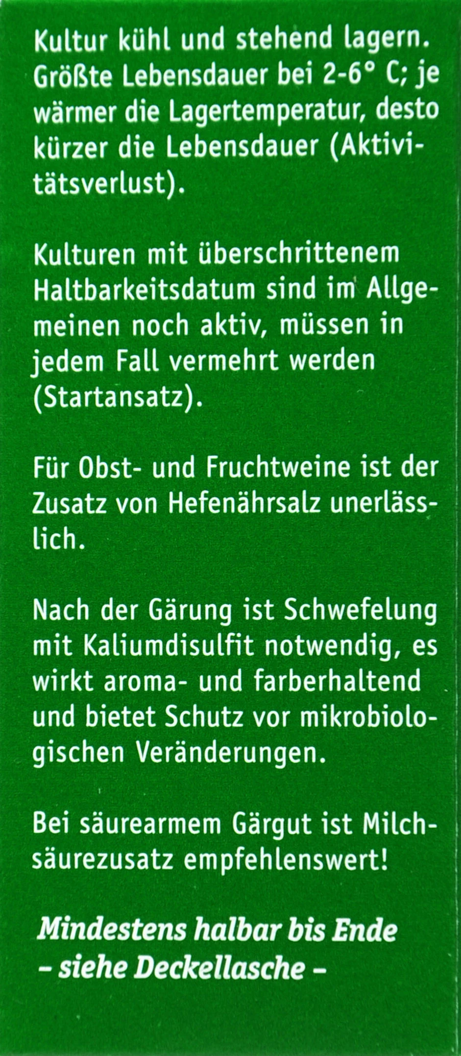 Kitzinger Hefe Liebfraumlich - 20 Ml 4 Kitzinger Hefe Liebfraumlich - 20 Ml – Bild 4