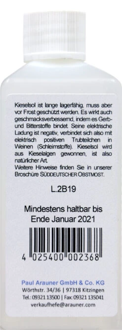 Kitzinger Kieselsol 15 % - 100 Ml -Compo Verkaufsgeschäft Kitzinger Kieselsol 14623 H01