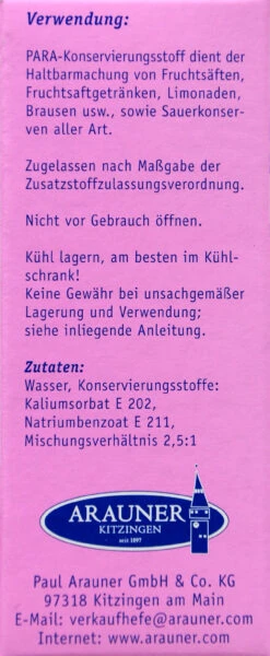 Kitzinger Para Konservierungsmittel - 50 Ml -Compo Verkaufsgeschäft Kitzinger Para Konservierungsstoff 14571 L01