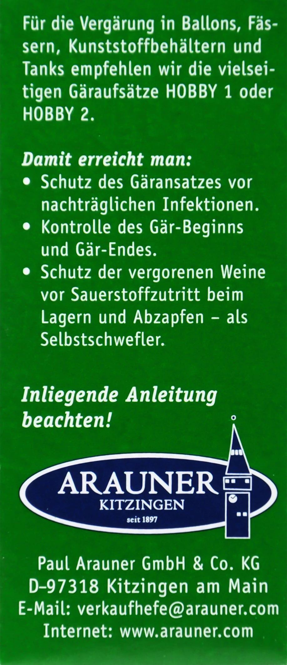 Kitzinger Hefe Tokaj - 20 Ml 3 Kitzinger Hefe Tokaj - 20 Ml – Bild 3