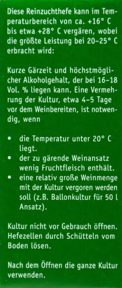Kitzinger Hefe Tokaj - 20 Ml 8 Kitzinger Hefe Tokaj - 20 Ml -Compo Verkaufsgeschäft Kitzinger Reinzuchthefe Tokaj 15115 L01