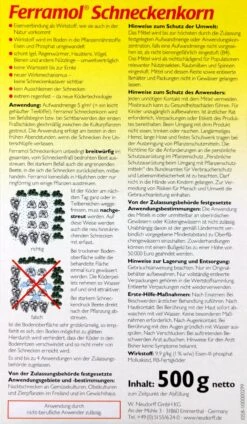 Neudorff Ferramol Schneckenkorn - 500 G 6 Neudorff Ferramol Schneckenkorn - 500 G -Compo Verkaufsgeschäft Neudorff20Ferramol20Schneckenkorn 32718 H01