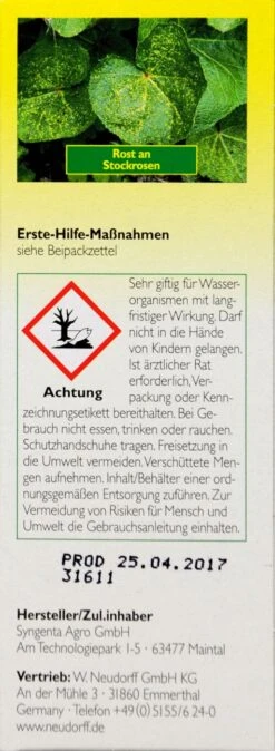 Neudorff Fungisan Rosen-Pilzfrei - 16 Ml -Compo Verkaufsgeschäft Neudorff20Fungisan20Rosen 20und20Gemuese20Pilzfrei 32724 R01