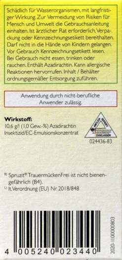Neudorff Spruzit TrauermückenFrei - 30 Ml -Compo Verkaufsgeschäft Neudorff20Spruzit20TrauermueckenFrei 33414 L01