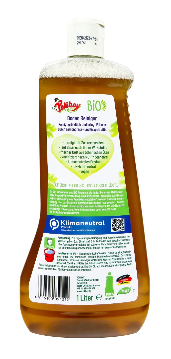 Poliboy Bio Boden Reiniger - 1 Liter 2 Poliboy Bio Boden Reiniger - 1 Liter – Bild 2