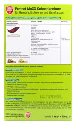 Protect Garden Schneckenkorn Protect Maxx - 1 Kg 7 Protect Garden Schneckenkorn Protect Maxx - 1 Kg -Compo Verkaufsgeschäft Protect20Garden20Schneckenkorn20Protect20MaXX 34121 H01