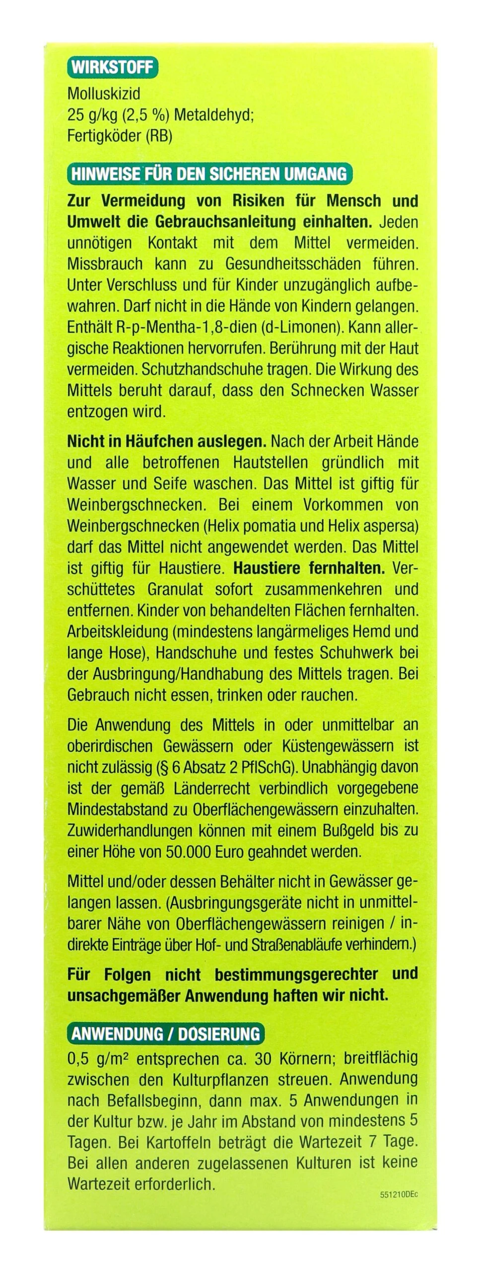 Protect Garden Schneckenkorn Protect Maxx - 1 Kg 2 Protect Garden Schneckenkorn Protect Maxx - 1 Kg – Bild 2