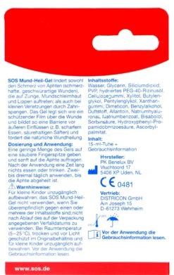 SOS Mund-Heilgel Bei Entzündung Der Mundschleimhaut - 15 Ml -Compo Verkaufsgeschäft SOS20Mund Heilgel20Bei20Entzuendung20der20Mundschleimhaut 19232 H01
