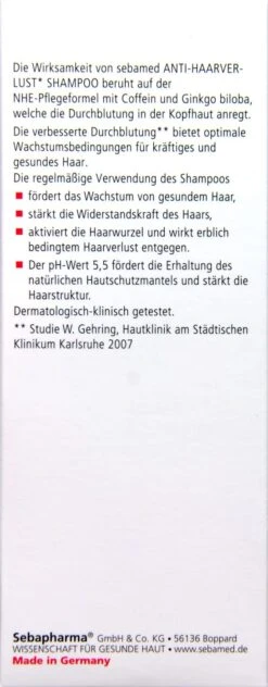 Sebamed Anti-Haarverlust Shampoo - 200 Ml -Compo Verkaufsgeschäft Sebamed20Anti Haarverlust20Shampoo 25319 H01