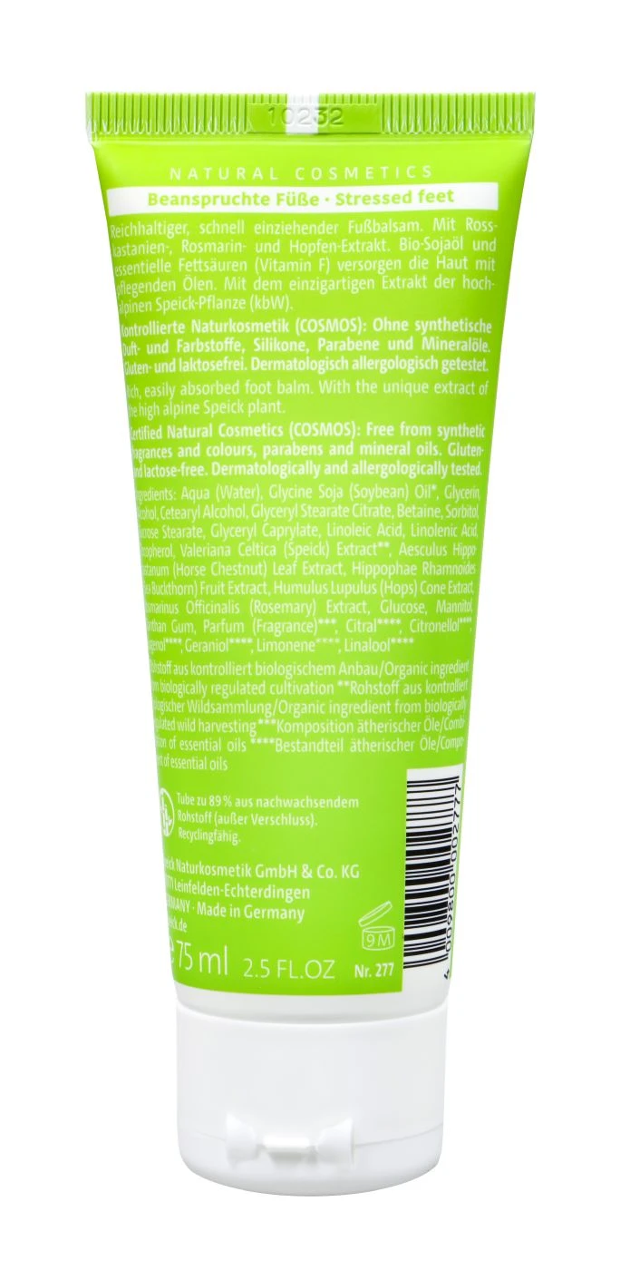 Speick Natural Aktiv Fußbalsam - 75 Ml 2 Speick Natural Aktiv Fußbalsam - 75 Ml – Bild 2