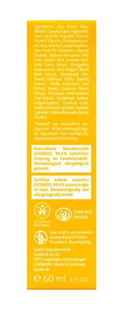 Speick Sun Sonnencreme LSF 50+ - 60 Ml Kopie -Compo Verkaufsgeschäft Speick20Sun20Sonnencreme20LSF205020 20256 L01