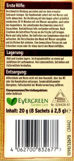 Naturen Bio Zünsler & Raupenfrei XenTari - 20 G -Compo Verkaufsgeschäft Substral20Naturen20Zuensler20und20Raupenfrei20XenTari 32501 L01