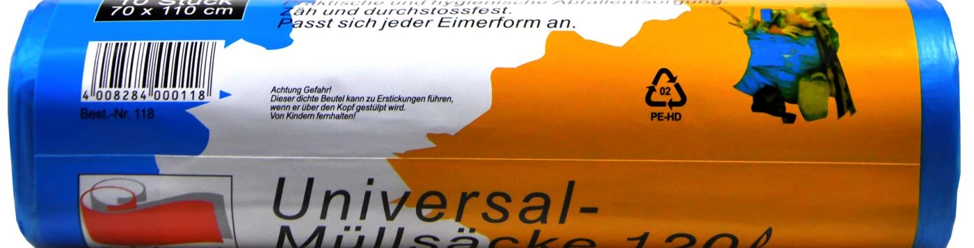 Universal-Müllsäcke 120 L - 10 Stück 2 Universal-Müllsäcke 120 L - 10 Stück – Bild 2